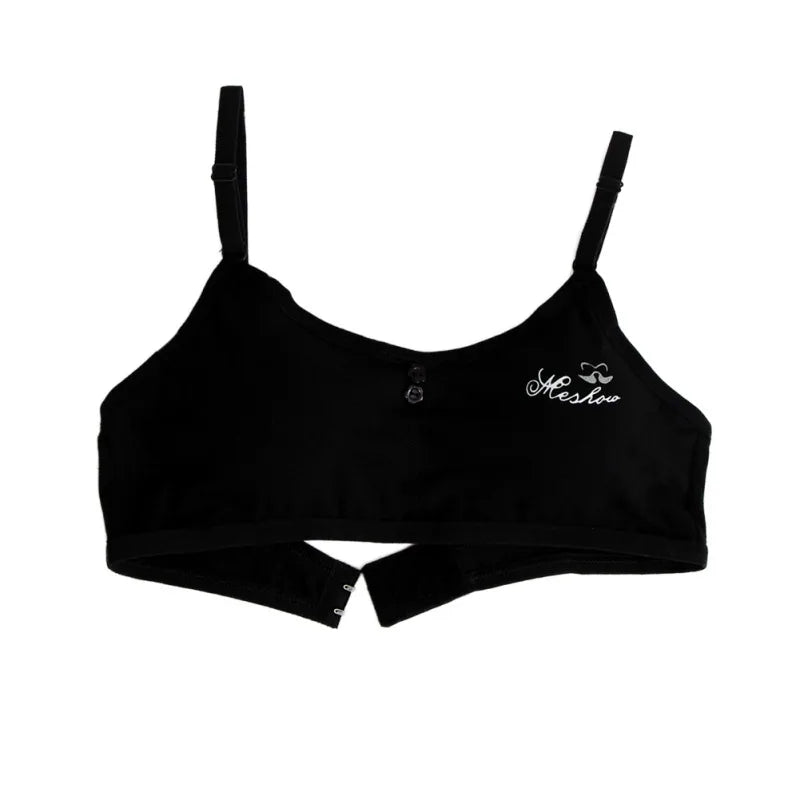 Children Cotton Solid Soft Cotton Intimates Bra