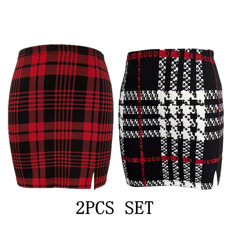 Lady Hip Elegant High Waist Lady Short Skirt