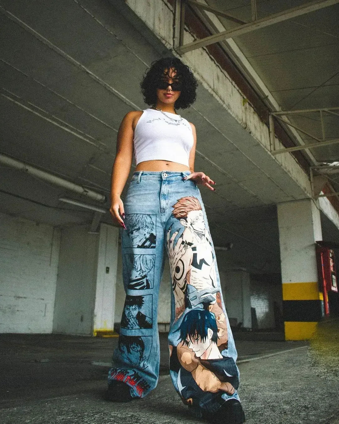 Men’s streetwear vintage couples trouser