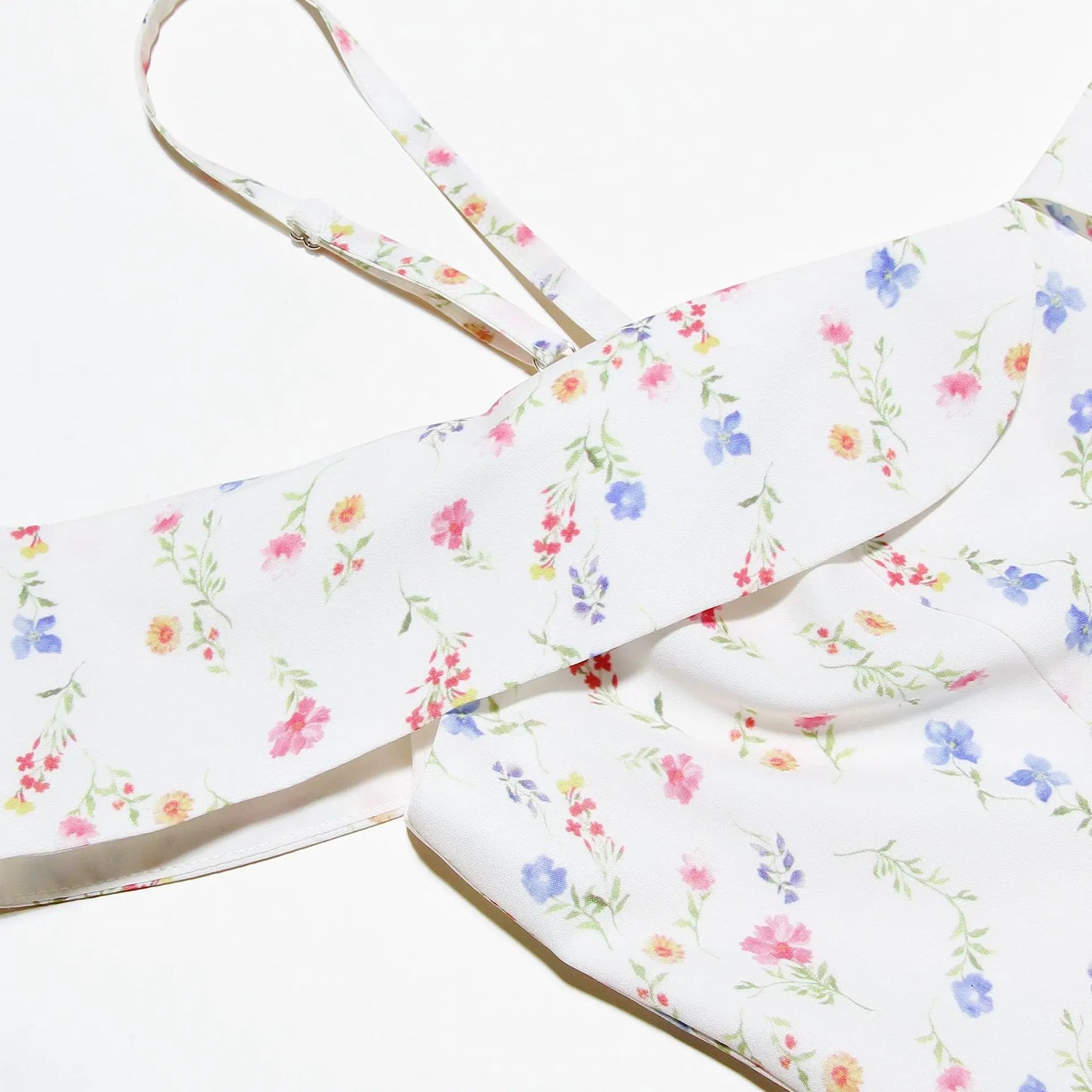 Suninheart Floral Print Short Party Dresses Off The Shoulder Tulle Dress