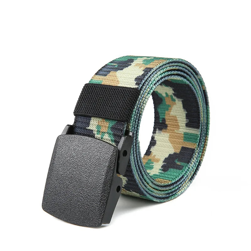 Men's Automatic Buckle Nylon Belt