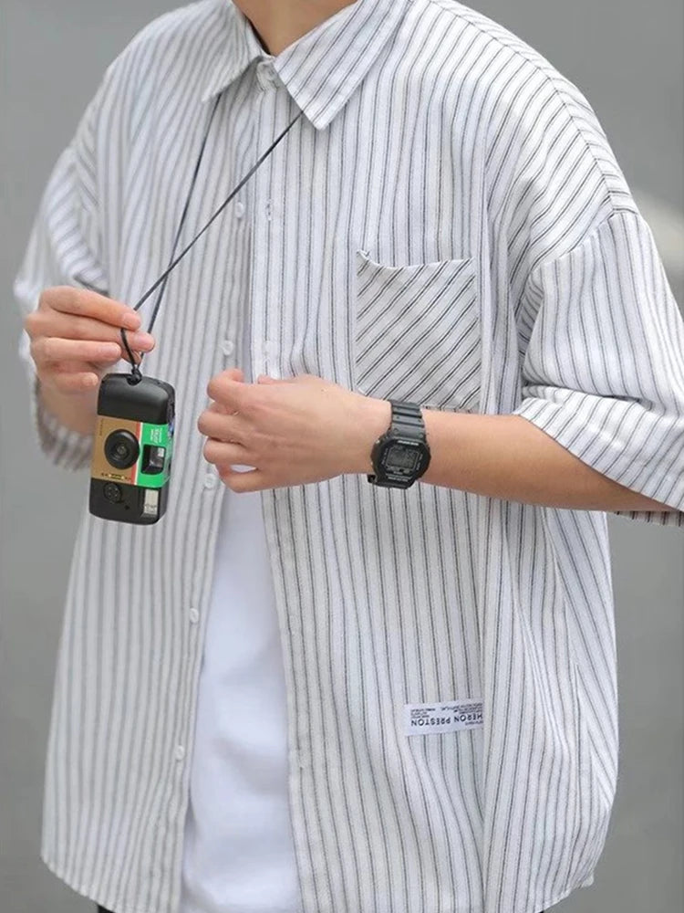 New Men's Short Sleeve Casual Shirt