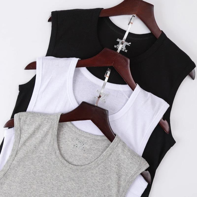 Men's wide-shouldered sports vest