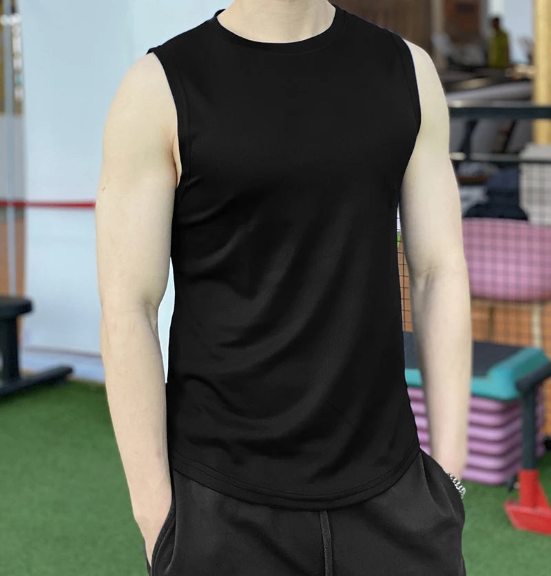 Tank Tops Men Gyms Workout Sleeveless Shirt Male Undershirt