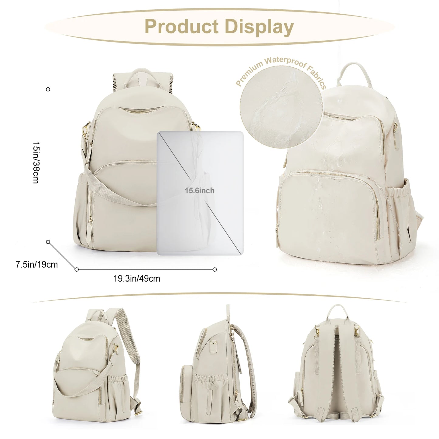 Baby Waterproof Multifunction Large Travel Diaper Bag