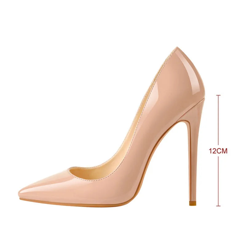 Damen Pumps mit spitzer Spitze und schmalem Absatz