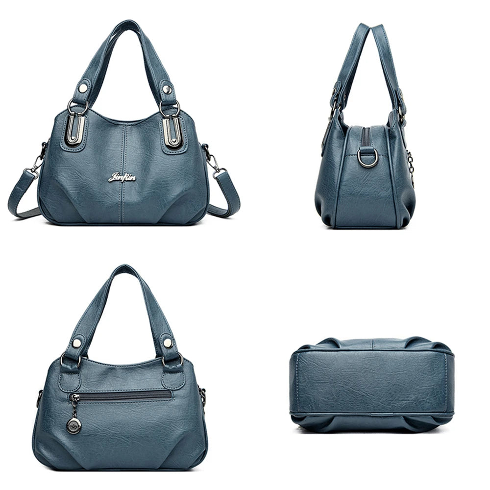 High Quality Soft Leather Ladies Shoulder Crossbody Bags