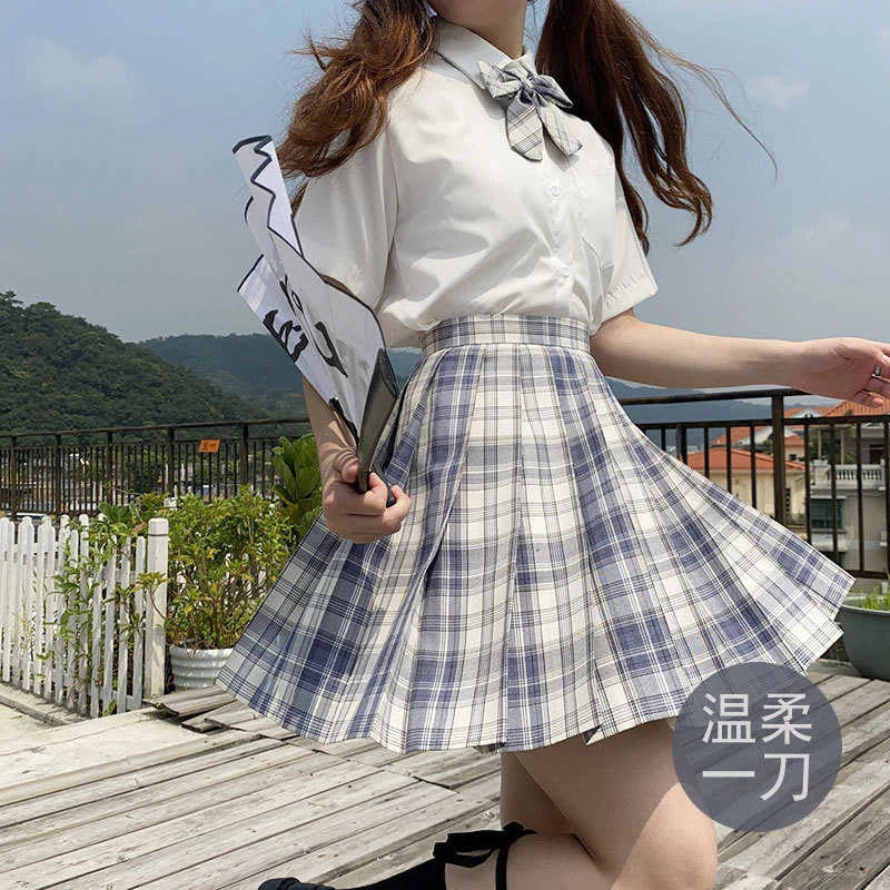 Hohe Taille Weiß Rosa Kawaii Harajuku Goth Y2k Rock