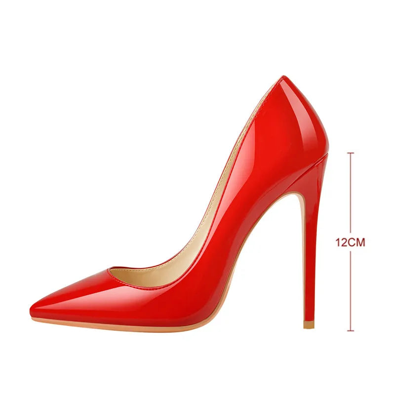 Damen Pumps mit spitzer Spitze und schmalem Absatz
