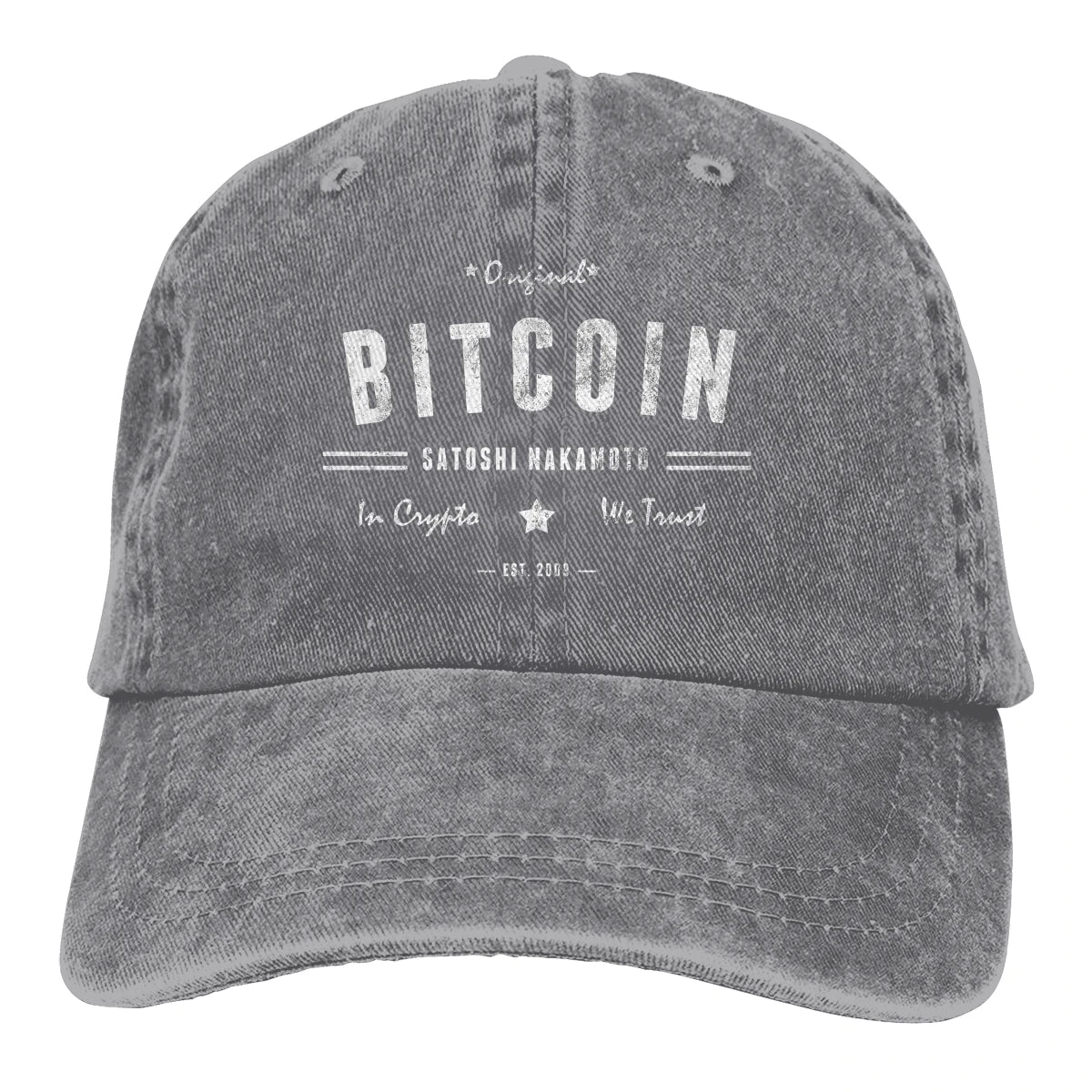 Original Satoshi BTC Crypto Baseballmützen