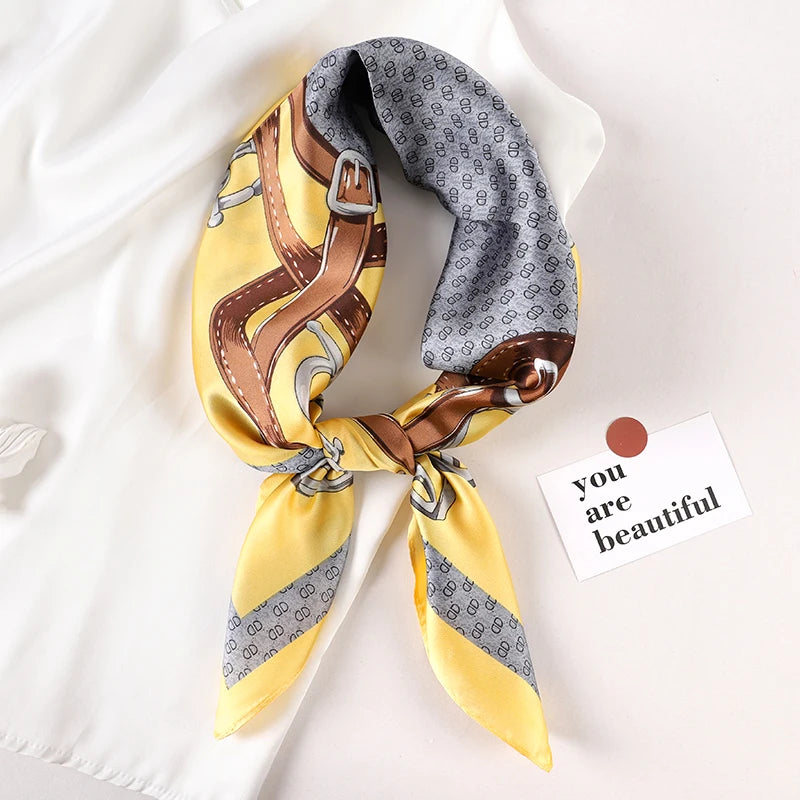 2025 New Spring Square Neck Scarf