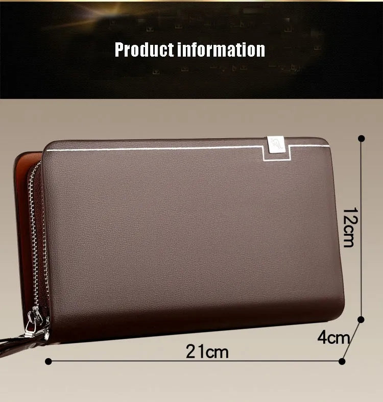 New Men long Large Purse