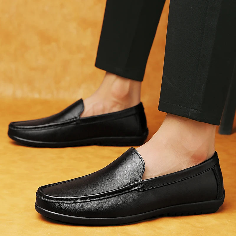 Mens Moccasins Flat Shoes
