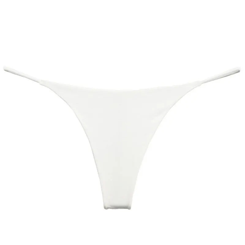 Women Fashion Pure Color Thong Breathable Thin Comfortable Panties