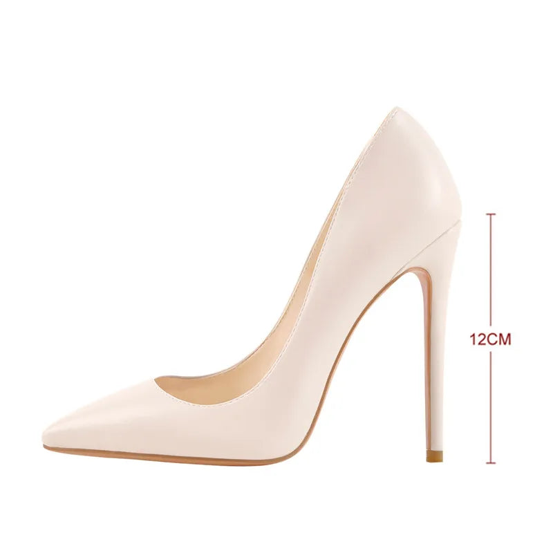 Damen Pumps mit spitzer Spitze und schmalem Absatz