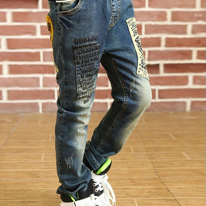 New Child Denim Long Pants