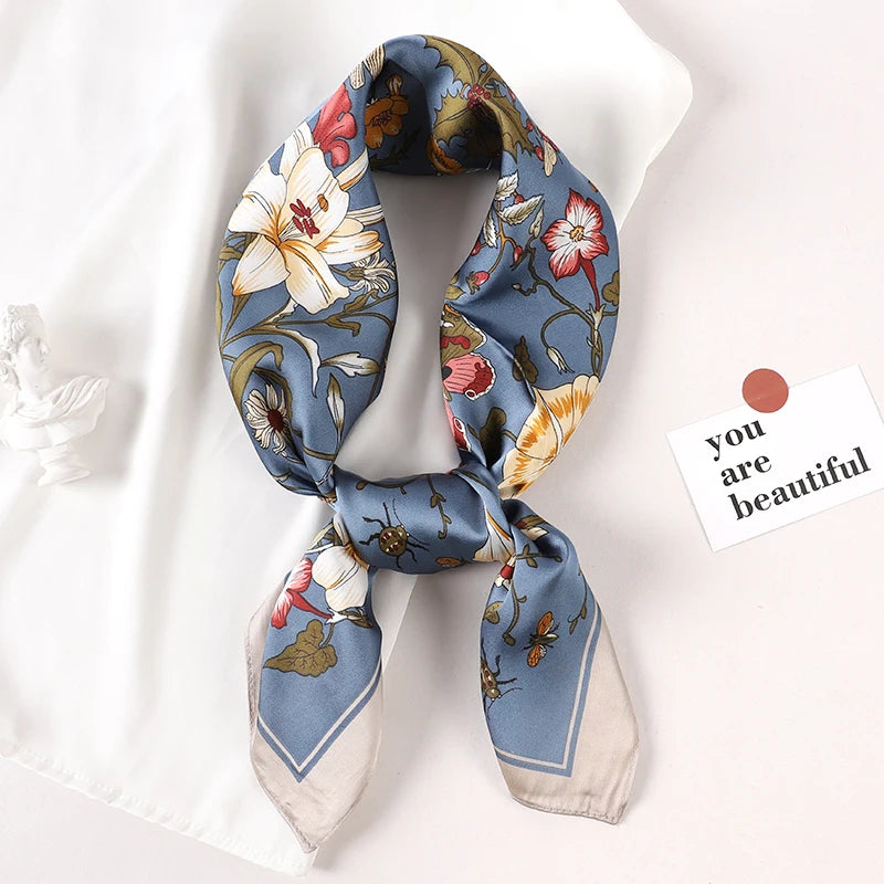 2025 New Spring Square Neck Scarf