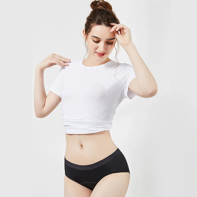 Women Period Cycle Viscose Bamboo Cotton Panties