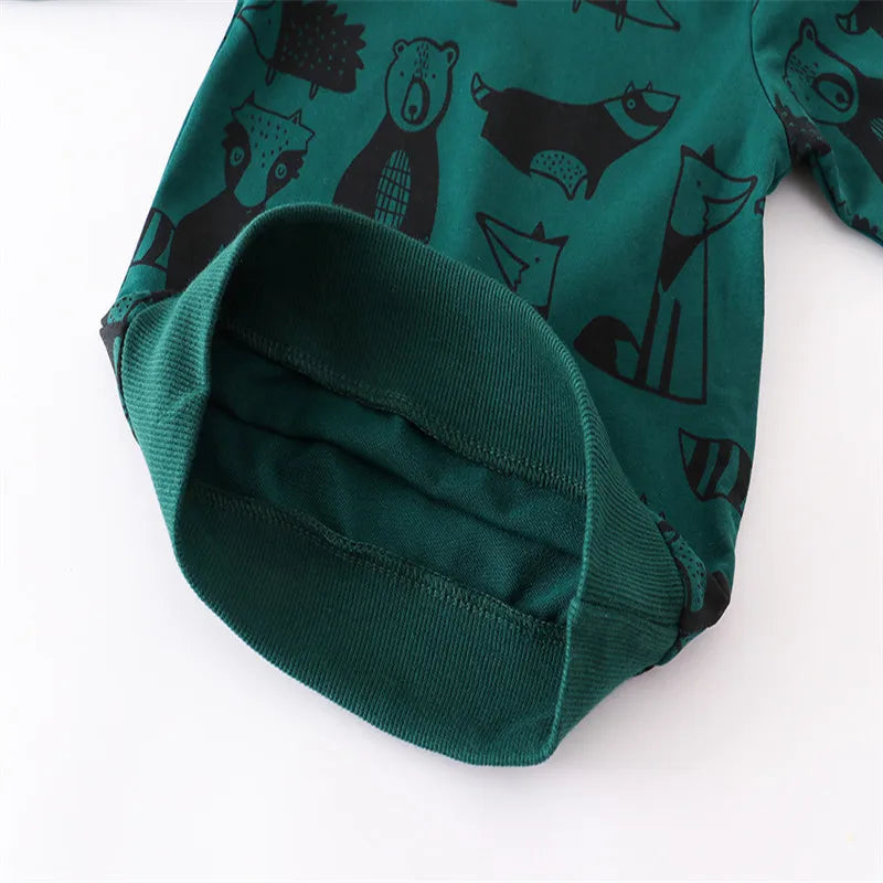 Rockets Print Autumn Winter Kids Clothes
