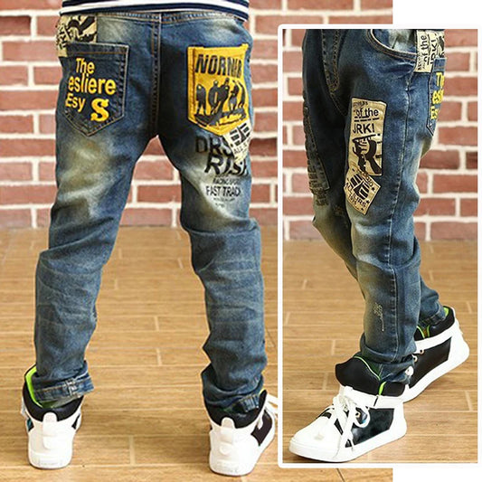 New Child Denim Long Pants