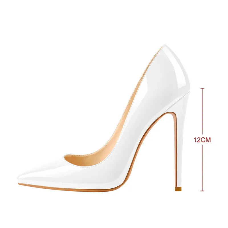 Damen Pumps mit spitzer Spitze und schmalem Absatz