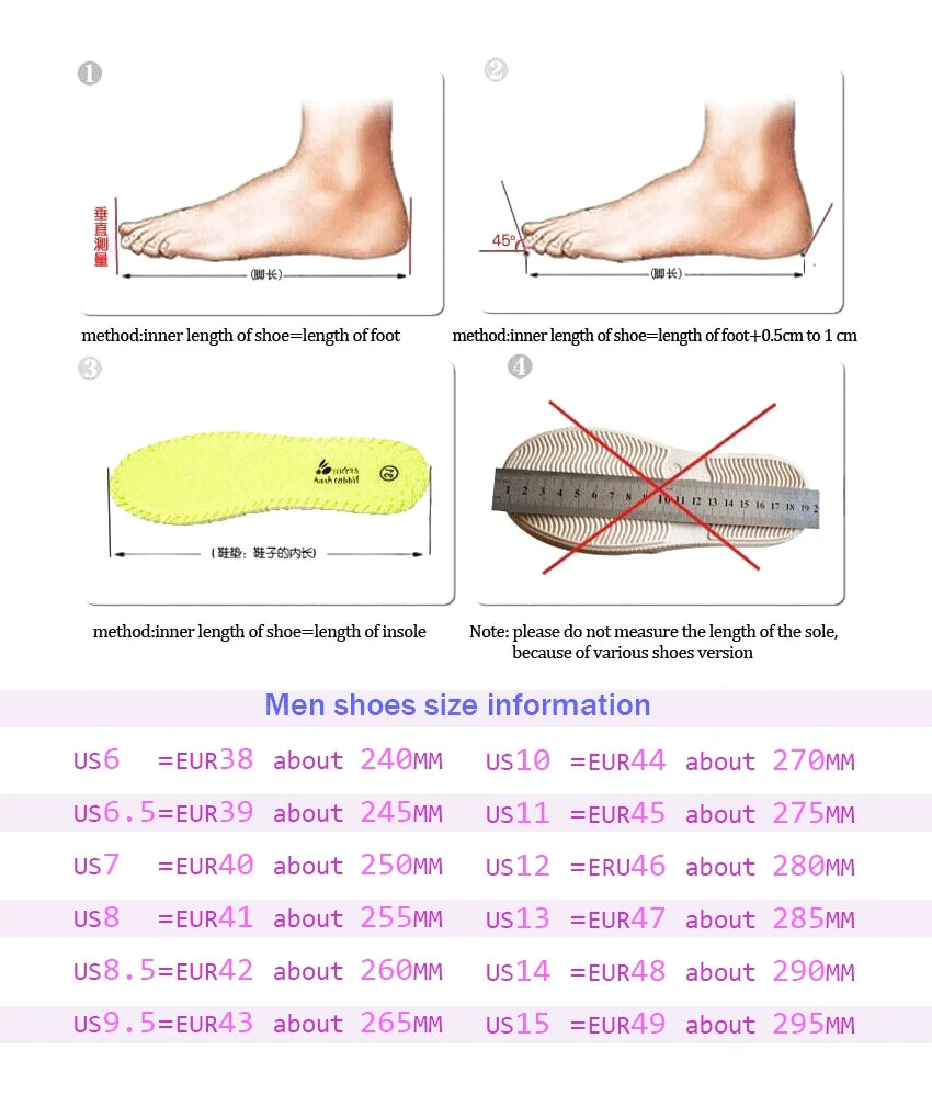 Men's Black High Quality Shoes
