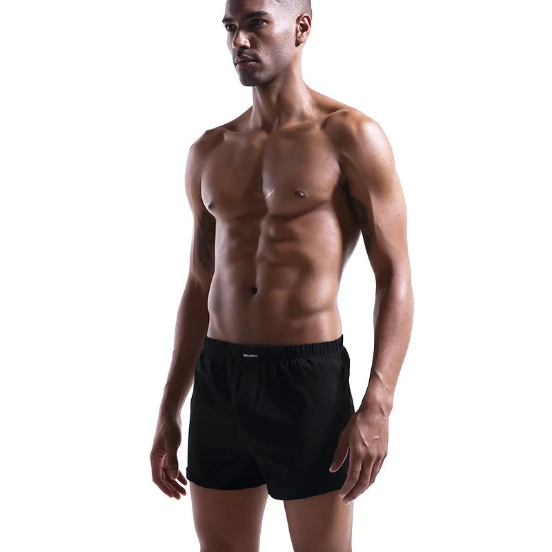 Weiche, elastische, bequeme und atmungsaktive Baumwollshorts für Herren