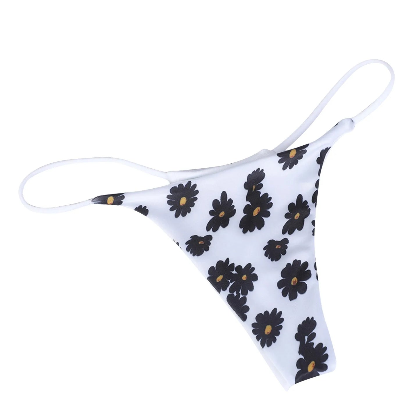 Women's Floral Print Sexy G-String Comfort Low-Rise Panties