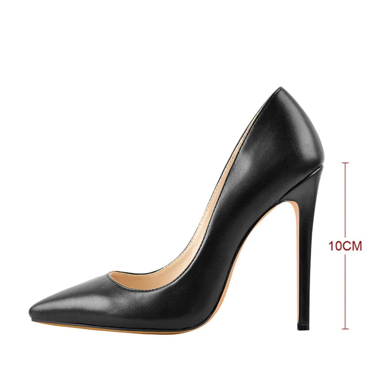 Damen Pumps mit spitzer Spitze und schmalem Absatz