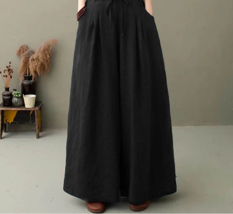 ZANZEA Elegant Women's Wide Leg Pants