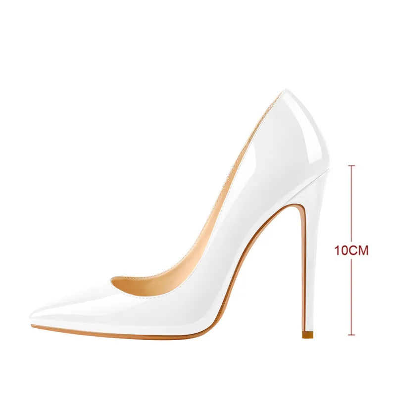 Damen Pumps mit spitzer Spitze und schmalem Absatz