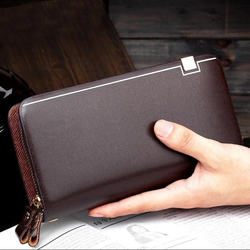 New Men long Large Purse