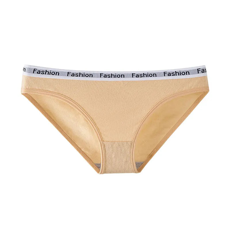 New female causal briefs letters print panty