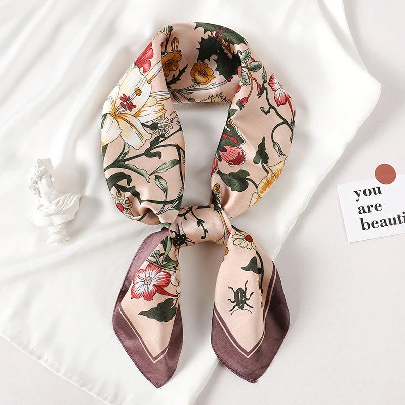 2025 New Spring Square Neck Scarf