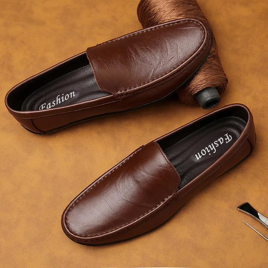 Mens Moccasins Flat Shoes