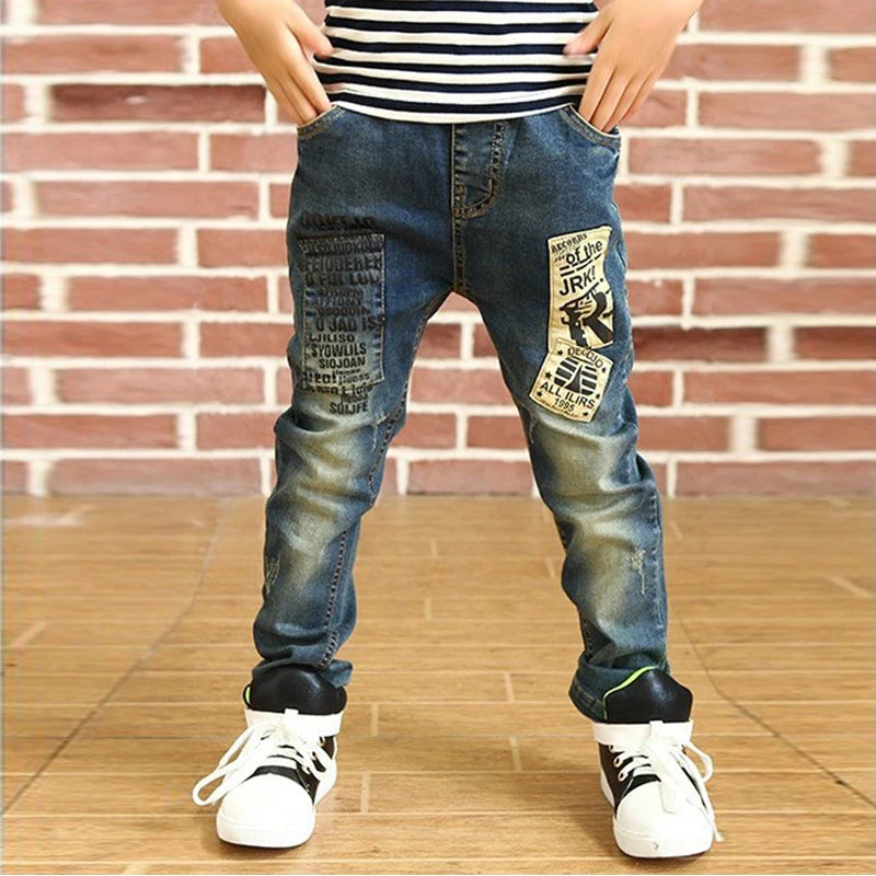 New Child Denim Long Pants