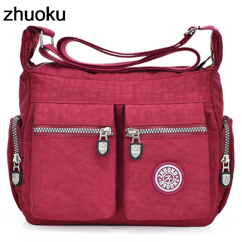 Top-griff Umhängetasche Nylon Weibliche Casual Tote Hobos