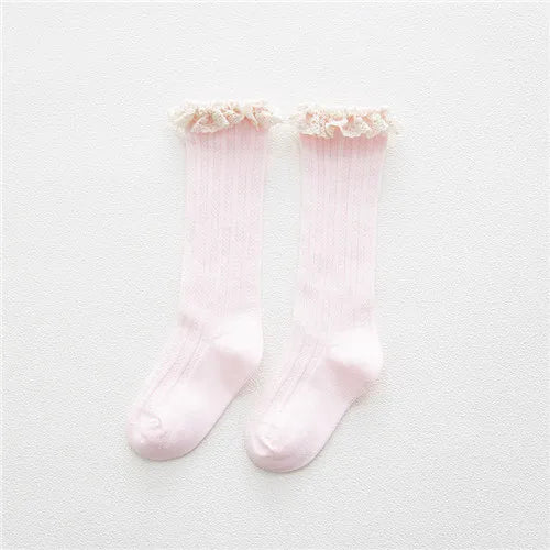 Children's Knee Lace Cheap Stuff  Ruffle Socks