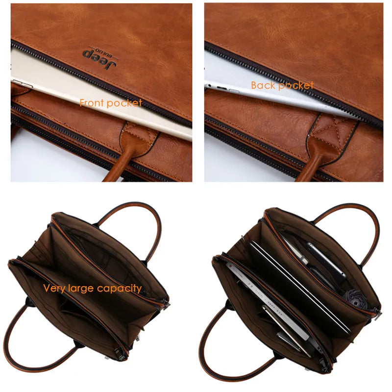 Hochwertige 14-Zoll-Laptop-Business-Taschen