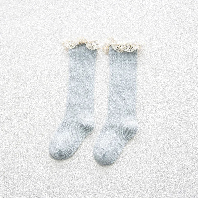 Children's Knee Lace Cheap Stuff  Ruffle Socks