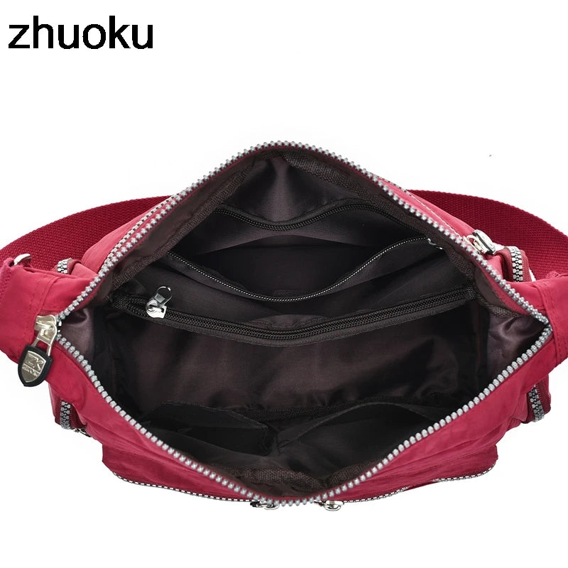 Top-griff Umhängetasche Nylon Weibliche Casual Tote Hobos