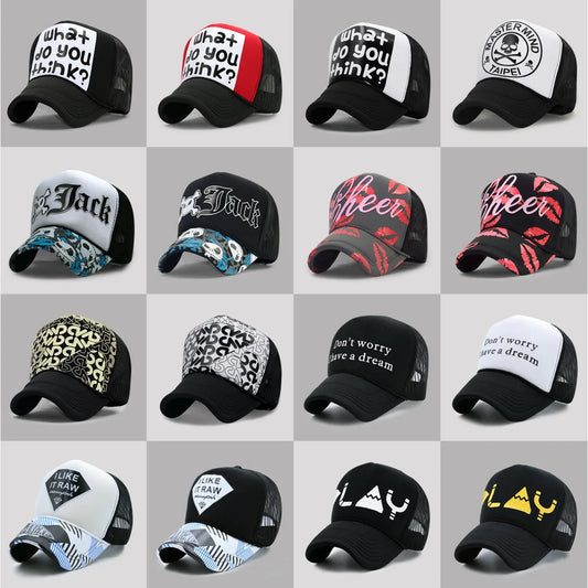 60 Colors Adult Summer Mesh Trucker Caps