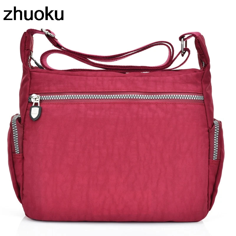 Top-griff Umhängetasche Nylon Weibliche Casual Tote Hobos