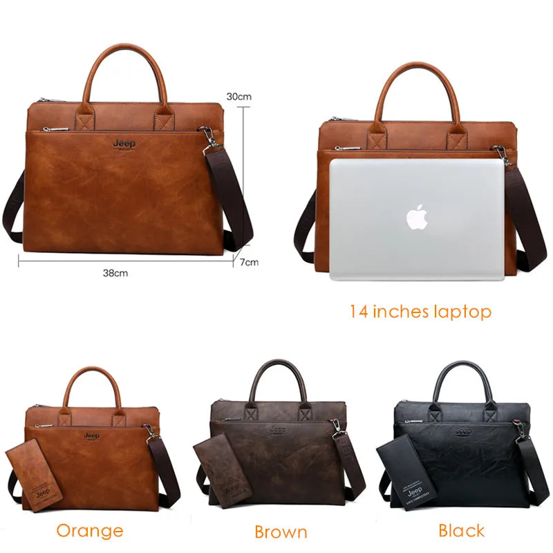 Hochwertige 14-Zoll-Laptop-Business-Taschen