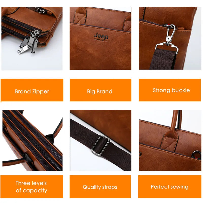 Hochwertige 14-Zoll-Laptop-Business-Taschen