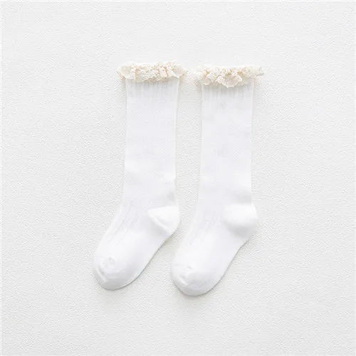 Children's Knee Lace Cheap Stuff  Ruffle Socks