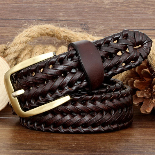 Neue gewebte, gestrickte Qualitäts-Luxus-Riemengürtel