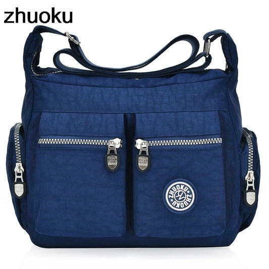 Top-griff Umhängetasche Nylon Weibliche Casual Tote Hobos