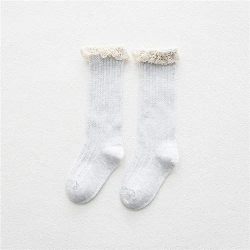 Children's Knee Lace Cheap Stuff  Ruffle Socks