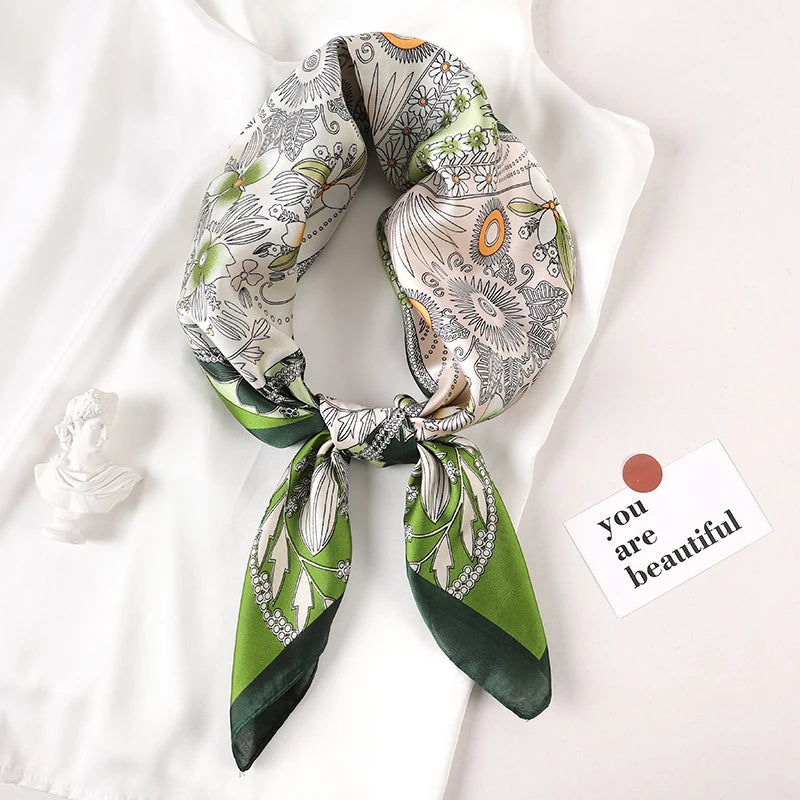 2025 New Spring Square Neck Scarf